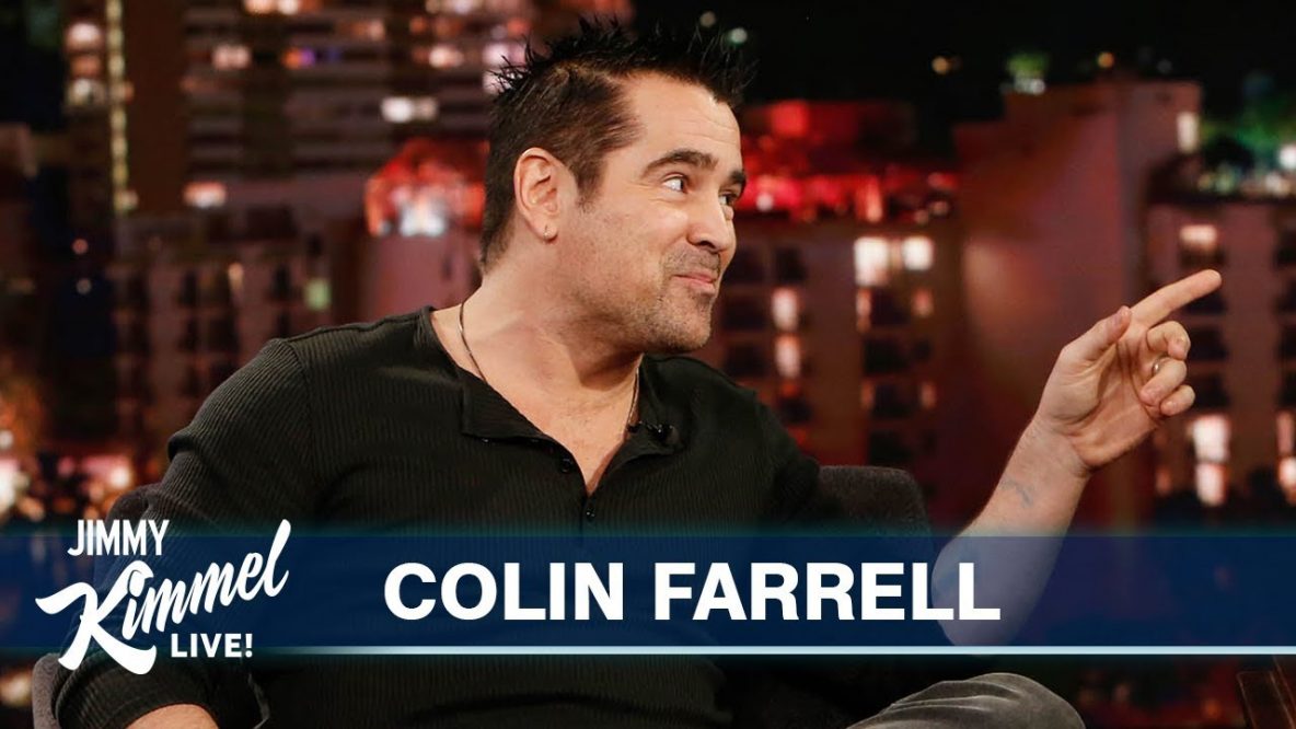 Colin Farrell's Abrakebabra Black Card on Jimmy Kimmel